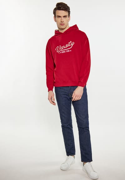 Mo Sweatshirt Heren wijnrood