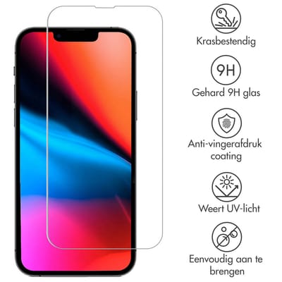 Accezz Screen Protector - Geschikt voor Apple iPhone 14 Plus / 13 Pro Max - Gehard Glas Screenprotector