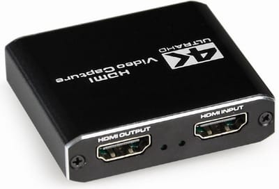 Gembird USB HDMI grabber, 4K, pass-through HDMI