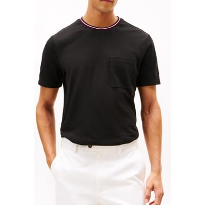 Tommy Hilfiger Pocket Pique Tee Black Taglia: S | Magliette basic Outlet | Uomo | Nero