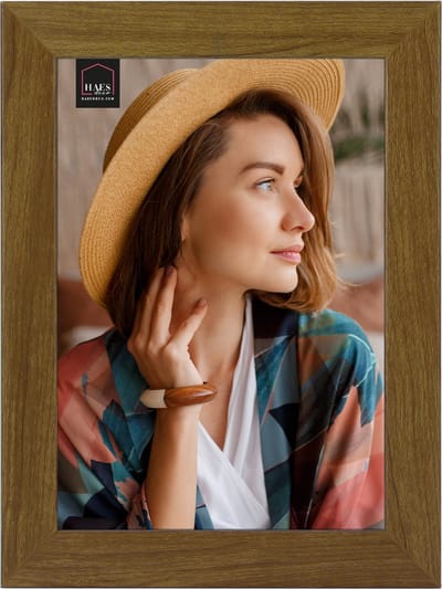HAES DECO - Kunststof fotolijst Chester bruin voor 1 foto formaat 15x20 -SP14020