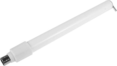 Ventilator Hefstang - Staande Ventilator Onderdeel - Ventilator Stabiliseren - Roestvrij Staal en Kunststof - 63 cm - Wit