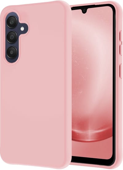 Hoesje - Geschikt voor Samsung Galaxy A26 - Sterk & Shockproof - Hoes Cover - Siliconen Case - Lichtroze