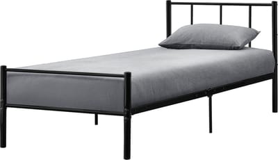 Metalen bedframe Hercules incl. bedbodem 90x200 cm zwart