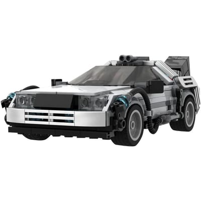 MOC Deloreaned Back To The Future Raceauto Tijdsmachine Baksteen Technisch Sciencefiction Vrachtwagens Bouwstenen Kinderspeelgoed