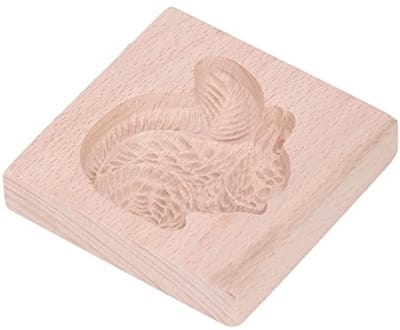 NTH products- Koekjesvorm Beukenhout - Houten Bakvorm - Herbruikbare Vorm - Schattige Eekhoorn - Gemakkelijk Schoon Te Maken - Glad Oppervlak