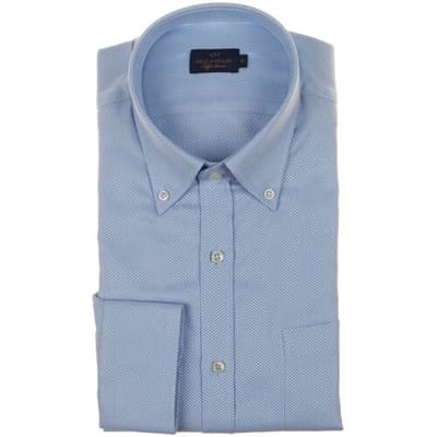 Paul & Shark Overhemd Soffio Damier Cotton Licht Blauw / male