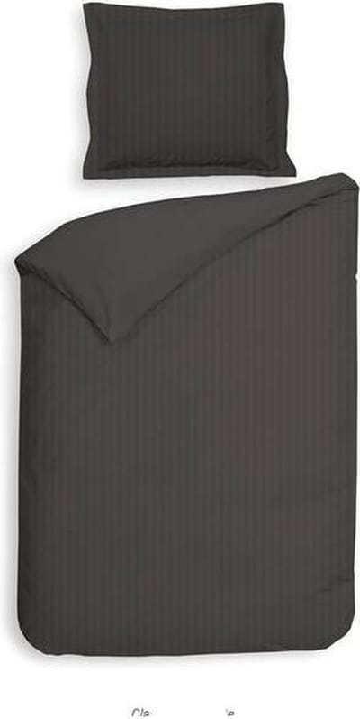 Heckettlane Banda - Dekbedovertrek - Eenpersoons - 140x200/220 cm - Dark Gull Grey