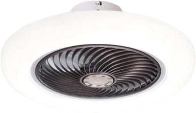 Livano Plafondventilator - Met Verlichting - Plafond Ventilator - Met Lamp - Plafonniere Met Ventilator - Met Licht - Bruin - 45cm