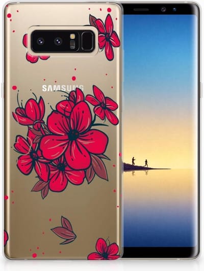Samsung Galaxy Note 8 TPU Case Blossom Red