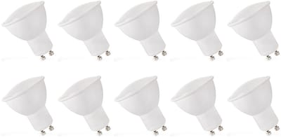 Spectrum LED Lamp GU10 1.5W - 230V - 120 Lumen - 3000K Warm Wit - Gezellig licht - Energiezuinig - 10 stuks