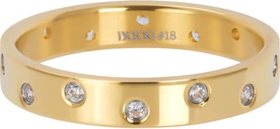 iXXXi Vulring Zirconia 14 Stones Goud | Maat 16 | Maat