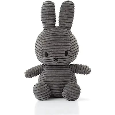 Bon Ton Toys Nijntje - ECO Corduroy Grey - 23 cm - 9"