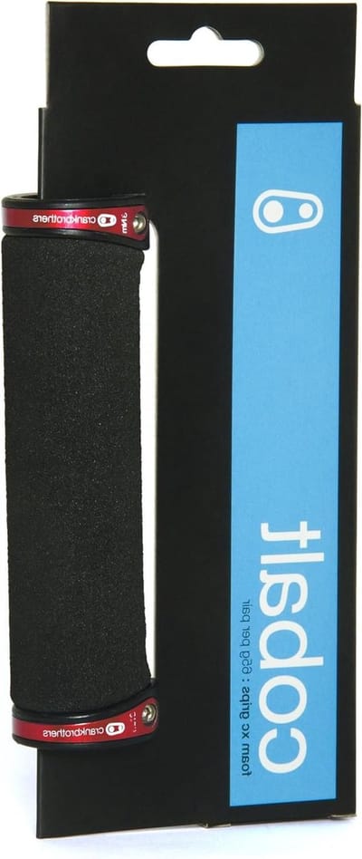 Fietshandvatten - Grips - Fietsen - Dubbele klem - 130 mm - Rood