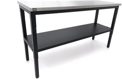 Werkbank met RVS Blad 182 cm (Op Hoogte Instelbaar) 1000 KG Belastbaar