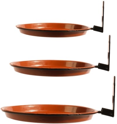 Dailygoods- Vogeldrinkbak voor buiten - Vogelbad - Voederdispenser voor wilde vogels - Duurzaam hard harsplastic - Eenvoudig te reinigen - Ideaal voor kolibries