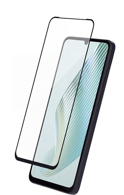 Bigben Connected, Hoesje geschikt voor Honor X5c Plus - Silitrans Series Flexibel met Tempered Glass, Transparant
