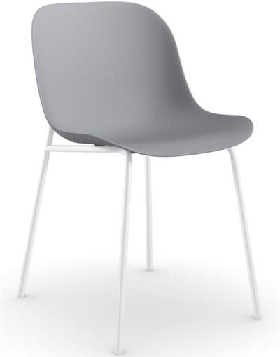 Ashley-Eetkamerstoel - Grijs Recycled - Set van 2