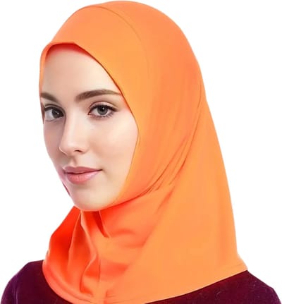 Bovista Hoofddoek - Hijab - Dames - Abaya - Sjaal - Islamitische Kleding - Moslim Kleding - Alhamdulillah - Oranje