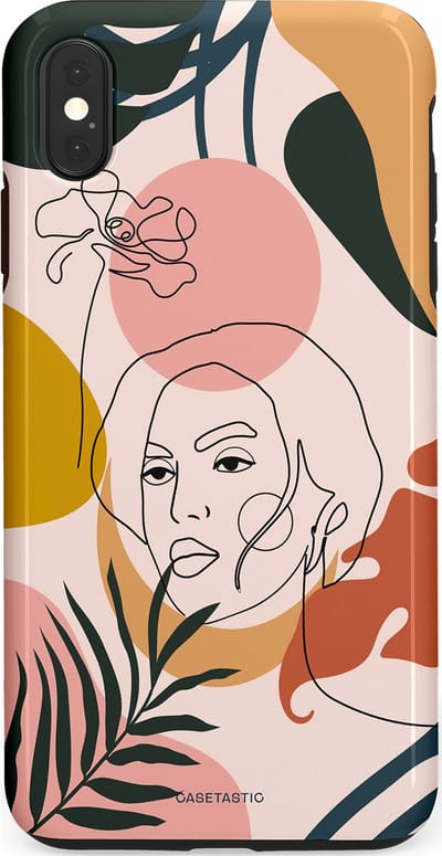 Casetastic Hoesje Geschikt voor Apple iPhone Xs Max - Stijlvolle Beschermende Duo-layer Case - Elegantie van binnen
