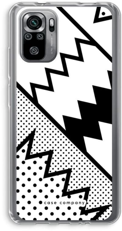 Case Company® - Hoesje geschikt voor Xiaomi Redmi Note 10S hoesje - Pop Art #5 - Soft Cover Telefoonhoesje - Bescherming aan alle Kanten en Schermrand