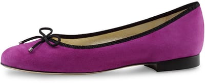 Werner Kern Cassy Ballerina's voor Dames - Fuchsia Roze - Suède leer - Ballerina schoenen - Dames Instappers - Werner Kern Ballerinas - Fuchsia - 40.5