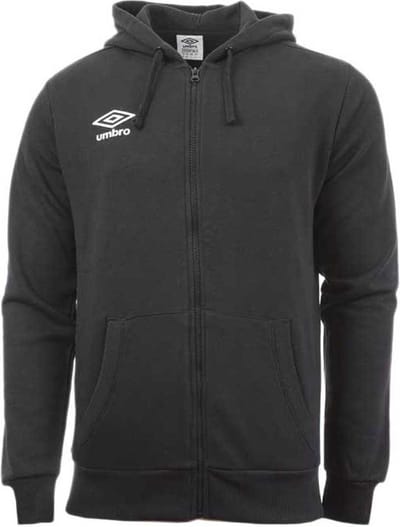 Umbro Small Logo Sweatshirt Met Rits Zwart 8 Years Jongens