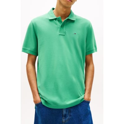 Tommy Hilfiger Regular Essential Polo Ext Bahama Green Maat: S | Poloshirts Outlet | Heren | Groen