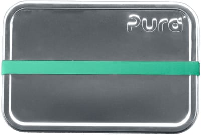 Pura Lunchbox - small - inclusief silicone band - RVS - Plasticvrij