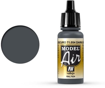 Vallejo Hobbyverf Acrylverf - 71054 Model Air Dark Grey Blue - Acryl Verf flesje - 17 ml