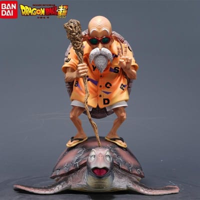 23cm/9.06 Anime Dragon Ball Kame Sennin Figuur Master Roshi Figuurtje Pvc Beeld Actiefiguren Verzameling Model Speelgoed Hoge Kwaliteit Cadeaus brown