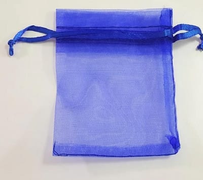 Organza zakjes - Mooi - 7 x 9 cm - 20 stuks – Prachtig – Delicaat – Snoep – Sieraden – Kleine cadeautjes – Decoratie – Feesten – Geschenkjes – Blauw - R 7x9