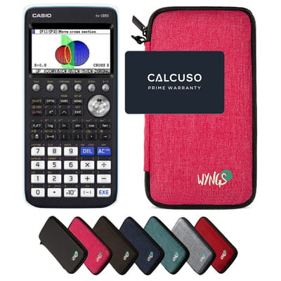 Casio fx-CG50 incl. WYNGS Beschermhoes Roze - Grafische Rekenmachine - Basis Pakket