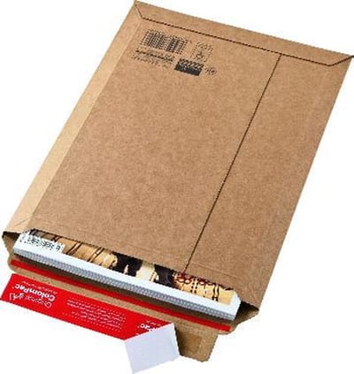 Verzendverpakking | Kartonnen envelop met sluitstrip A4 | bundel van 10 stuks