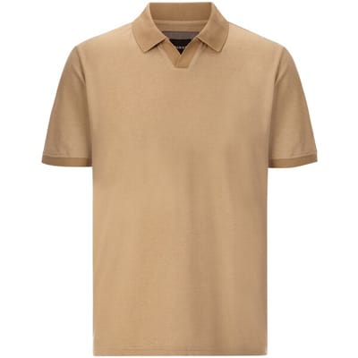 Babista herren Poloshirt - 48/50 - lichtbruin - Plus Size