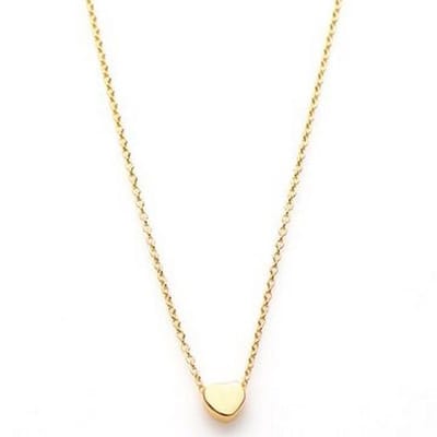 Karma - ketting - T31-COL-GP - Dames ketting - sterling zilver - 14k gouden plating - 40-45cm