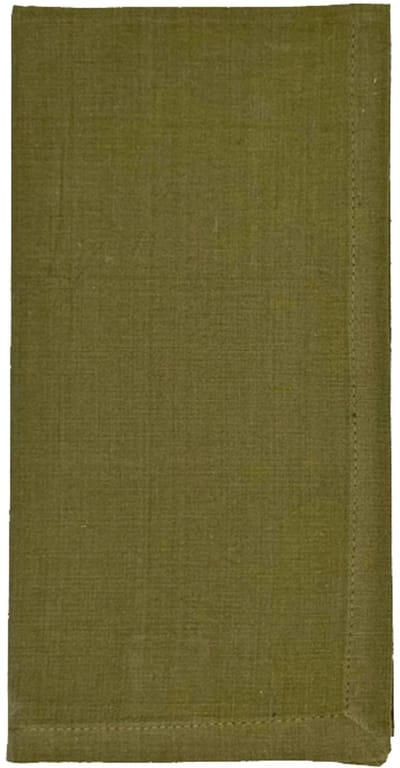 Fina servet olive - set van 8