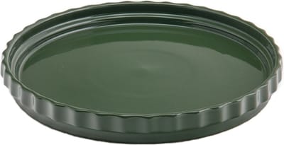 XLBoom Ikon Bord Groen - Keramisch, vaatwasserbestendig design bord - Verkrijgbaar in Maroon | Green | Black - Duurzaam keramiek voor stijlvol wonen