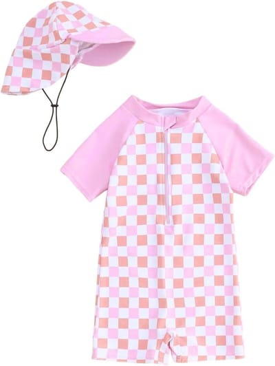 Zonnebescherming Shirt Kinderen - Rash Guard Baby - Waterpret Beschermen - SPF 50+ - 130g - Lila