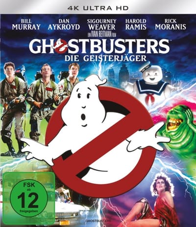 PLAION Ghostbusters Blu-ray 4K Ultra HD Duits, Engels, Frans, Italiaans, Pools, Russisch, Turks
