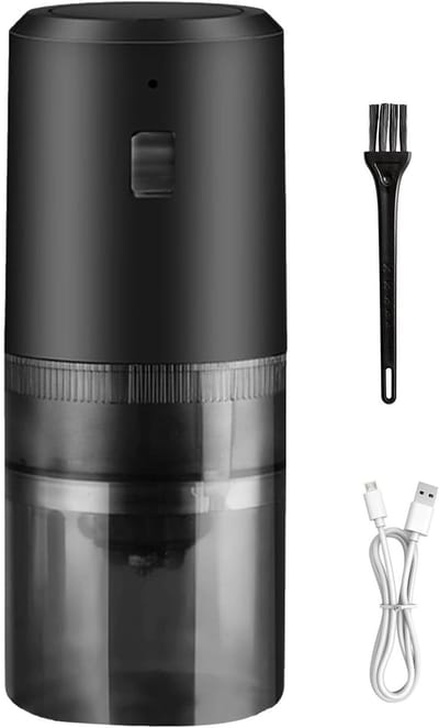 Draagbare koffiemachine, oplaadbare koffiemachines, koffiemachines met schroef, lichte machine, oplaadbare molen, reiskoffiemachines, draagbare koffiemolens