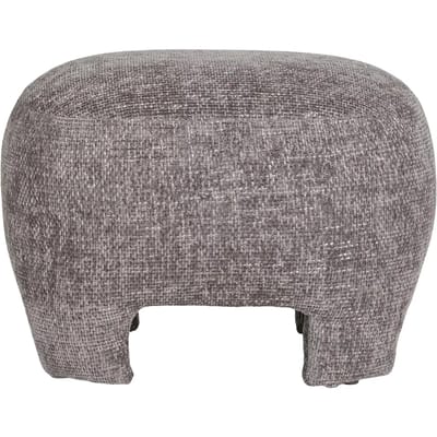 House Nordic Poef Nazare - Beige - Polyester - 53x41x38 cm