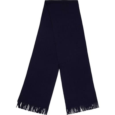 Boss Albas Gebreide MidWeg Sjaal (Donkerblauw)