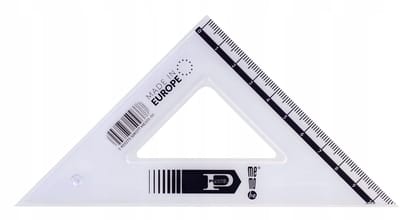 MemoBe 16 cm 45° Doorzichtige Winkelhaak - School & Kantoor