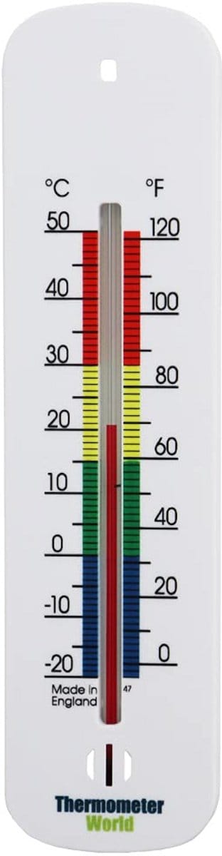 Thermometer voor het meten van de kamertemperatuur in tuin of kas voor thuis en op kantoor - stijlvol en nauwkeurig