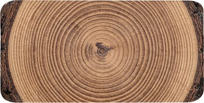 WC mat 120x60 cm - Antislip - Boomstam - Hout - Bruin - Toiletmat - Vloermat - Douchemat - Toilet tapijt - Toiletmatten