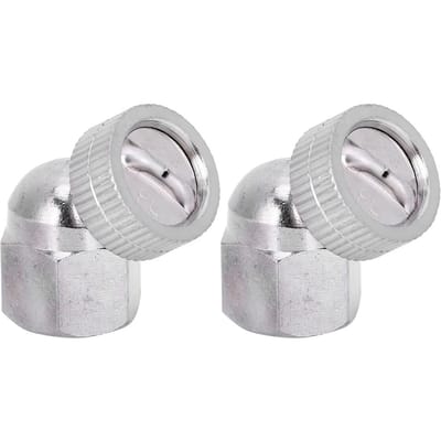 G3/8 inch Binnendraad Roestvrij Staal 45 Graden Hoge Druk Tuin Water Irrigatie Sproeikop