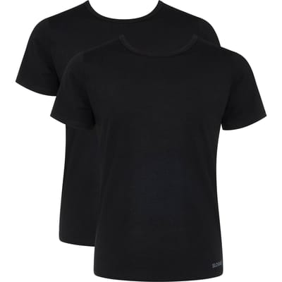 sloggi men GO ABC 2.0 O-Neck 2P Heren Ondershirt - Zwart - Maat S