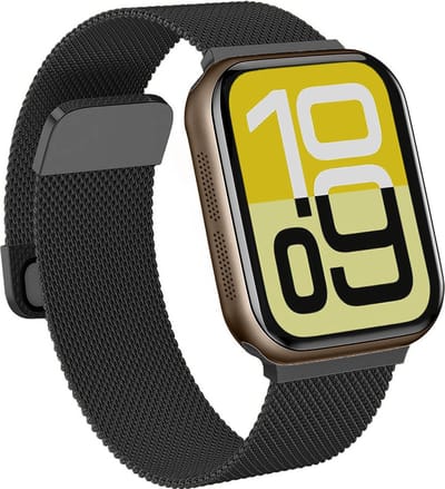 Bandje Geschikt voor Apple Watch 38/40/41 mm Bandje Milanees - Horlogebandje Geschikt voor Apple Watch 1-8 / SE (38/40/41 mm) Milanese Horlogeband Met Magneetsluiting - Zwart