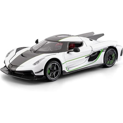 1:24 Knsg Jesko Absolut Super Sportwagen Legering Metaal Diecast Model Auto Collectie Hobby Kinderen Kind Speelgoed Voor Jongen Verjaardagscadeaus